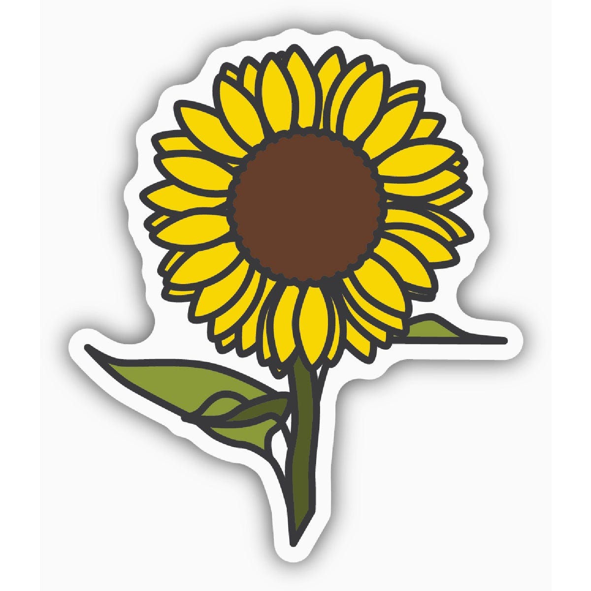 Stickers Northwest Sunflower Large Sticker Stickers Northwest Sunflower Large Sticker