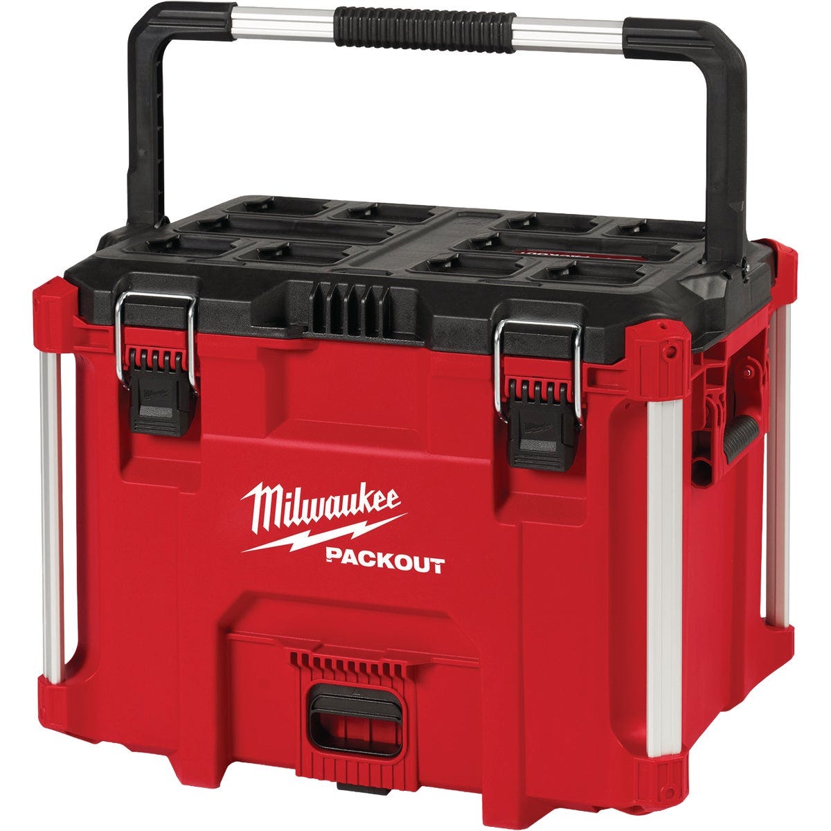 Milwaukee PACKOUT 16.25 In. x 22 In. XL Toolbox, 100 Lb. Capacity Milwaukee PACKOUT 16.25 In. x 22 In. XL Toolbox, 100 Lb. Capacity