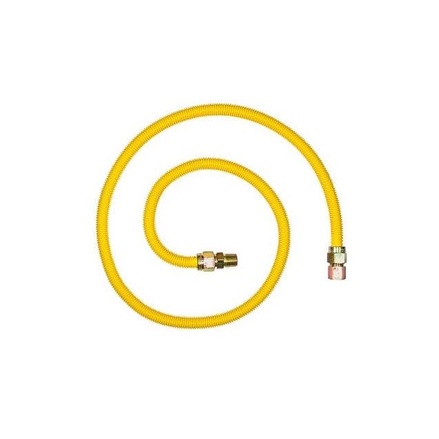 Eastman 5/8 In. OD x 60 In. Epoxy Coated Gas Connector