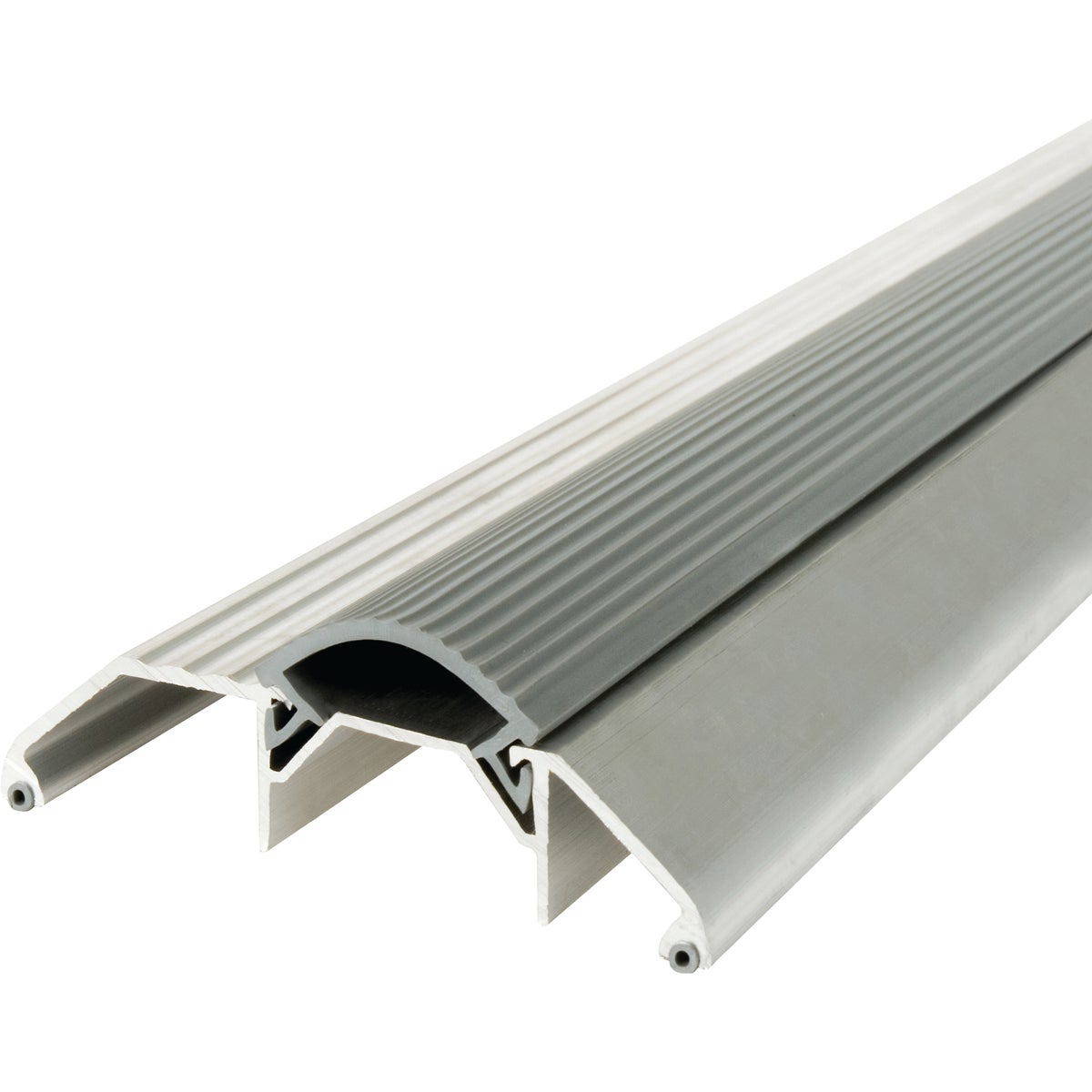 M-D Building Products 3-3/4 In. x 1-1/8 In. x 32 In. Silver Aluminum and Vinyl Heavy-Duty High-Profile Threshold - photo 3 M-D Building Products 3-3/4 In. x 1-1/8 In. x 32 In. Silver Aluminum and Vinyl Heavy-Duty High-Profile Threshold - photo 3