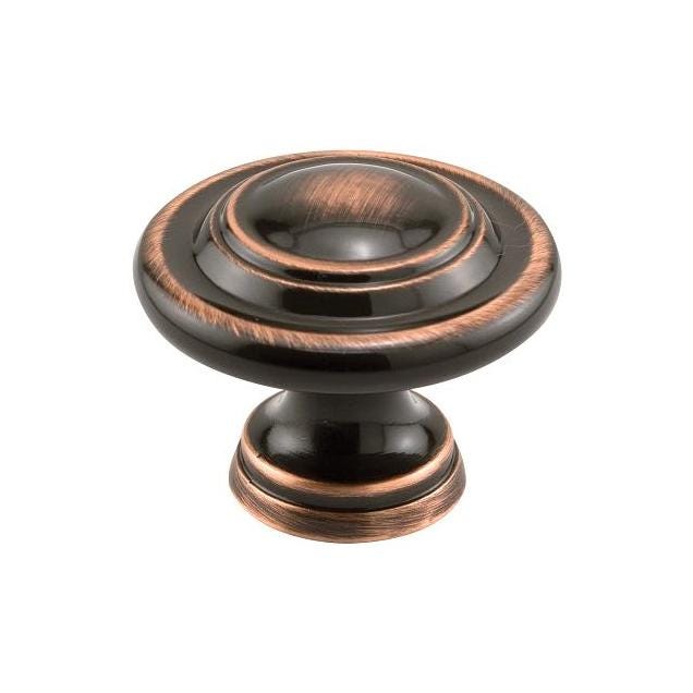 Prime-Line 1-11/16 In. Classic Bronze Finish Bi-Fold Door Pull Knob Prime-Line 1-11/16 In. Classic Bronze Finish Bi-Fold Door Pull Knob