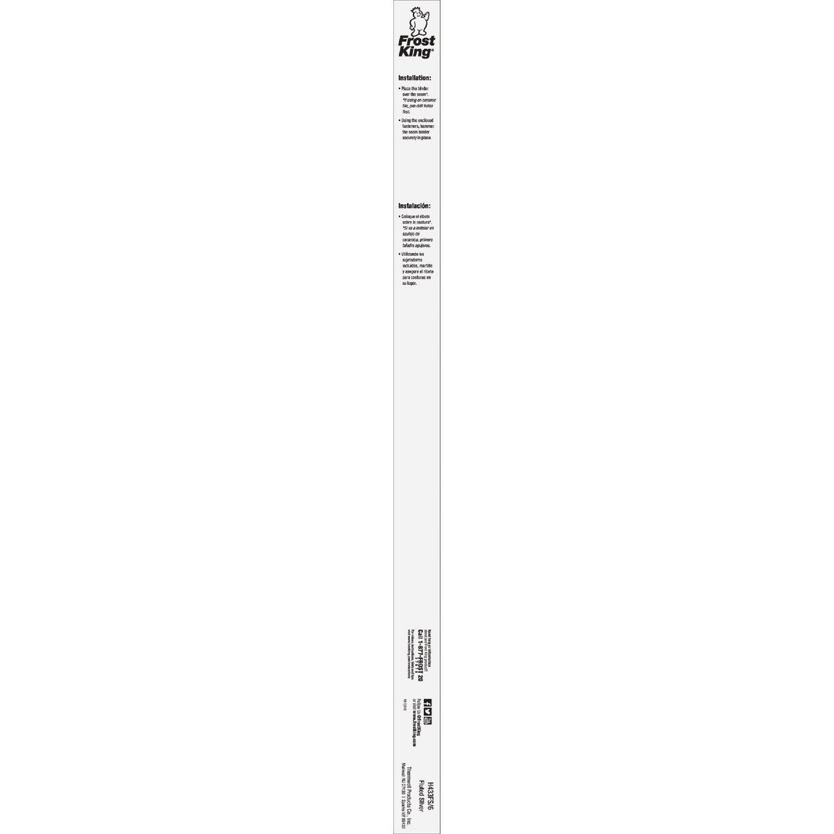 Do it Silver Satin 1-1/4 In. x 6 Ft. Aluminum Seam Binder - photo 3