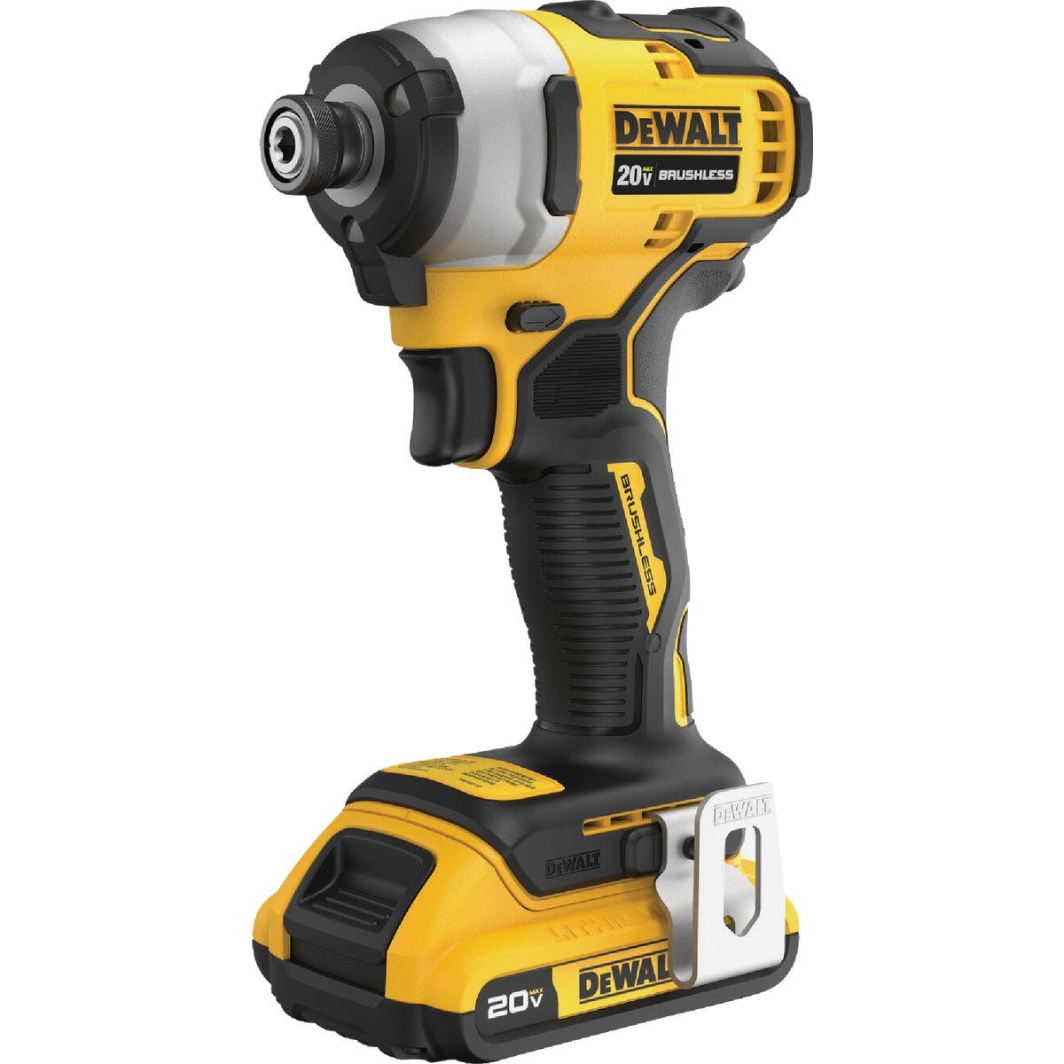 DEWALT ATOMIC 20V MAX Brushless 1/4 In. Compact Cordless Impact Driver Kit with 2.0 Ah Battery & Charger - photo 2
