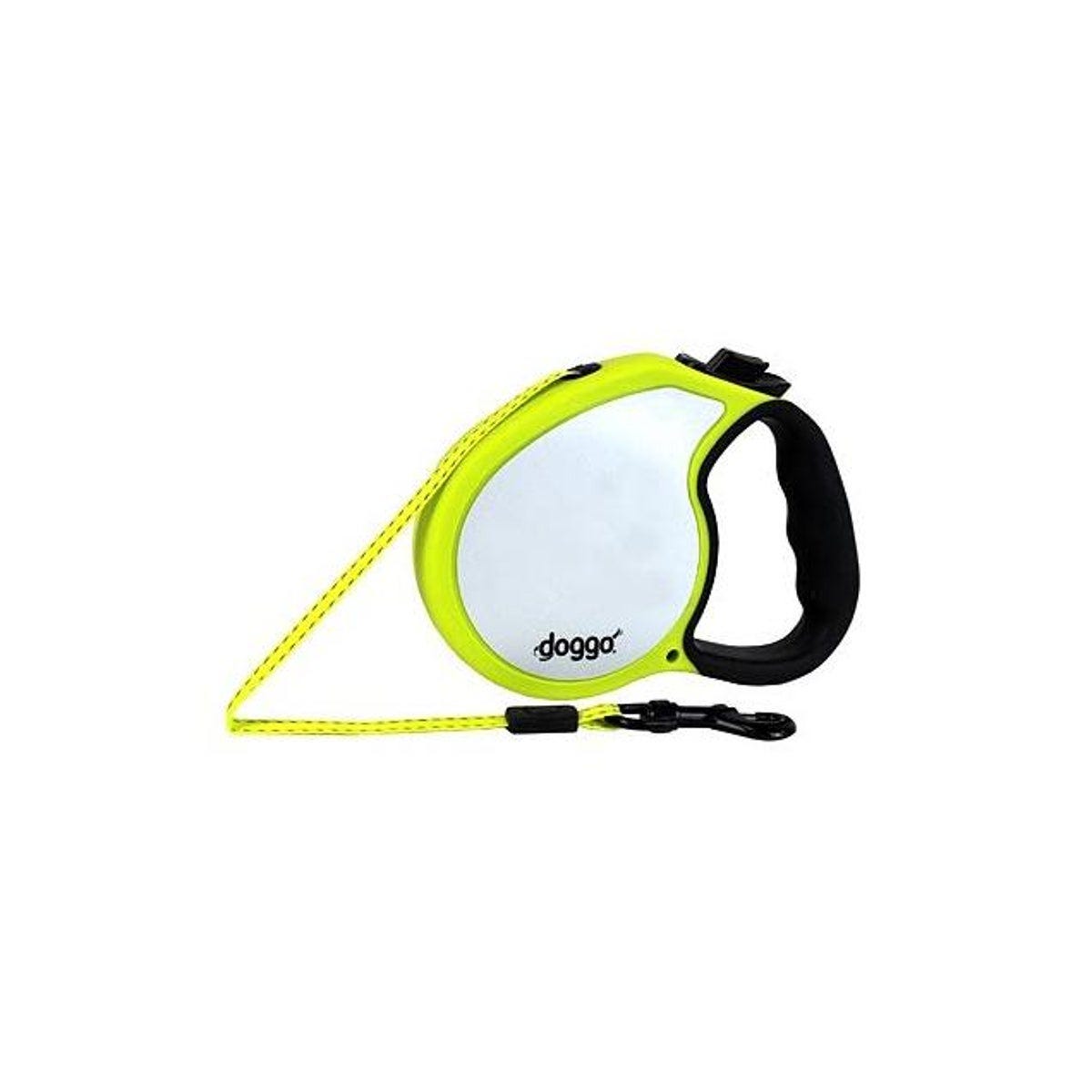 Doggo 13 Ft. Small Neon Yellow Retractable Leash Doggo 13 Ft. Small Neon Yellow Retractable Leash