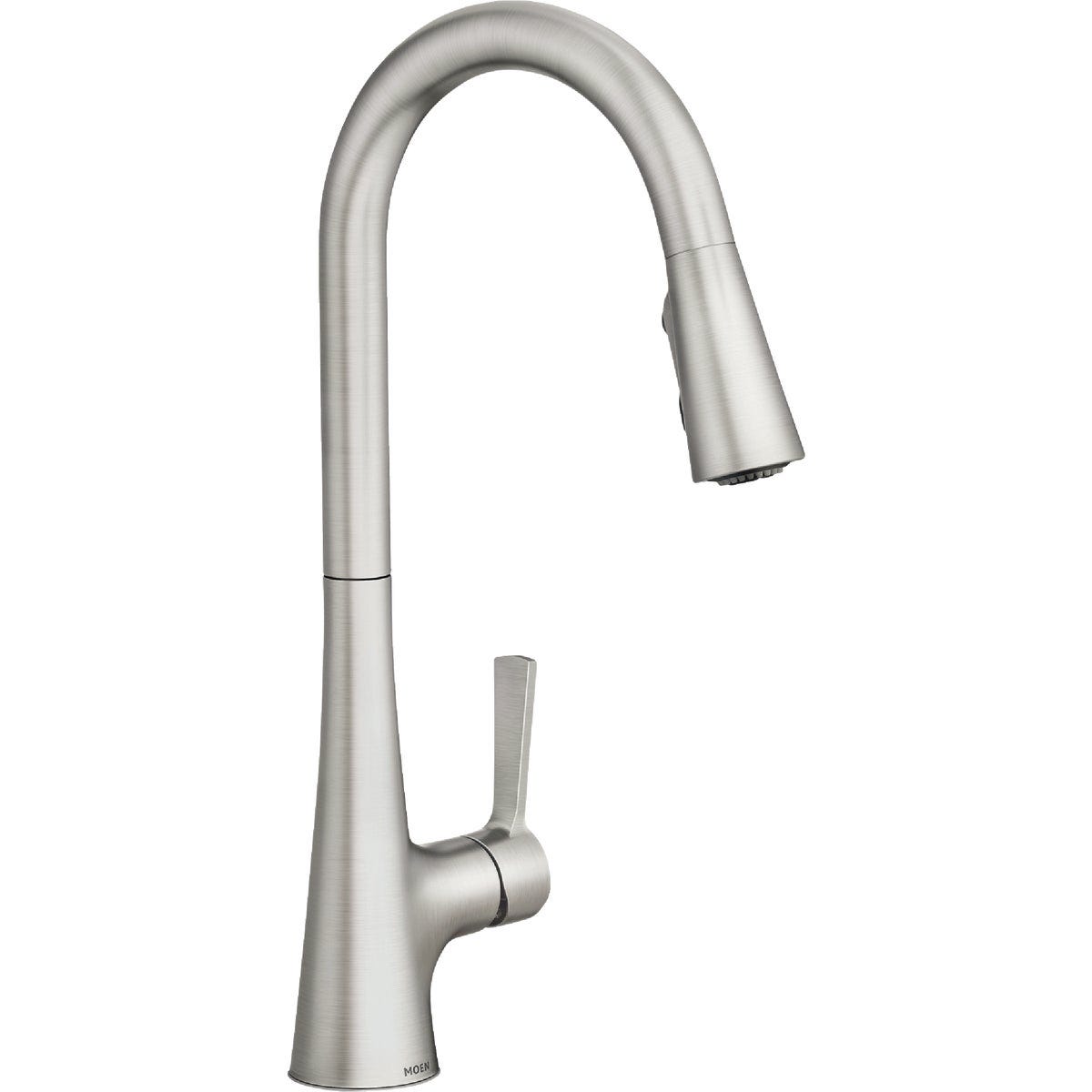 Moen Mikah Spot Resist Stainless One-Handle High Arc Pulldown Kitchen Faucet Moen Mikah Spot Resist Stainless One-Handle High Arc Pulldown Kitchen Faucet