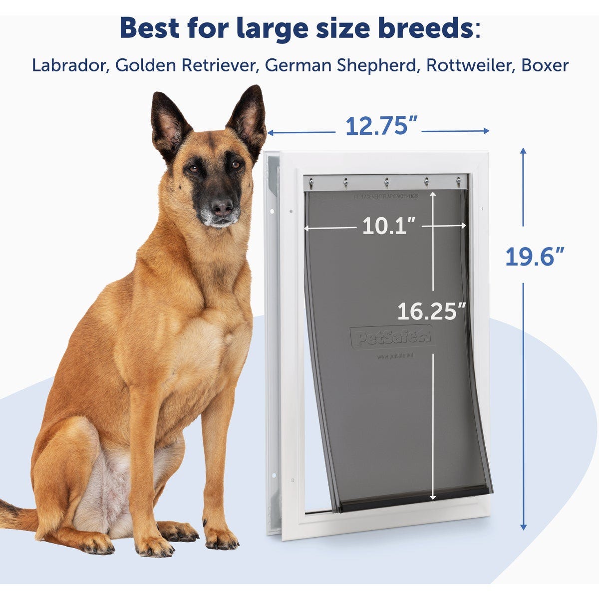 PetSafe Freedom Large White Aluminum Pet Door - photo 4 PetSafe Freedom Large White Aluminum Pet Door - photo 4