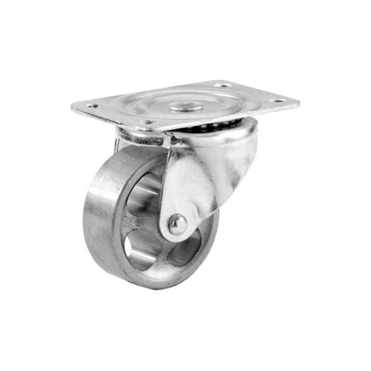 Richelieu 2 In. Steel Wheel Swivel Plate Caster