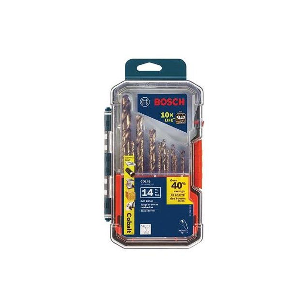Bosch Cobalt Metal Drill Bit Set (14-Piece) Bosch Cobalt Metal Drill Bit Set (14-Piece)
