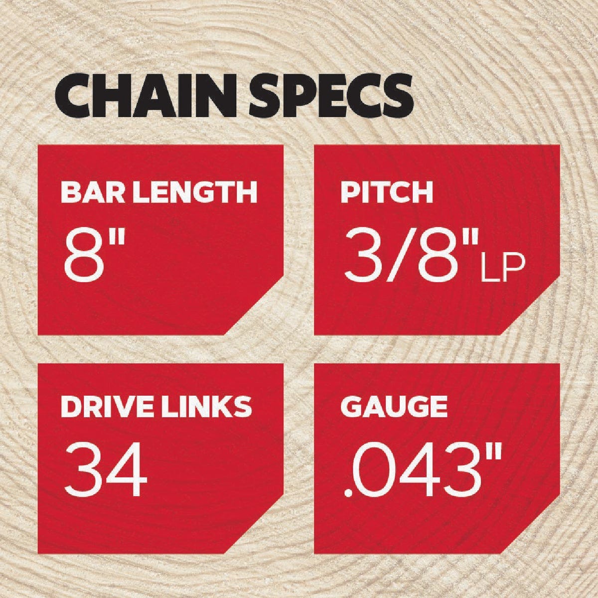 Oregon AdvanceCut 8 In. 34-Link Chainsaw Chain - photo 3