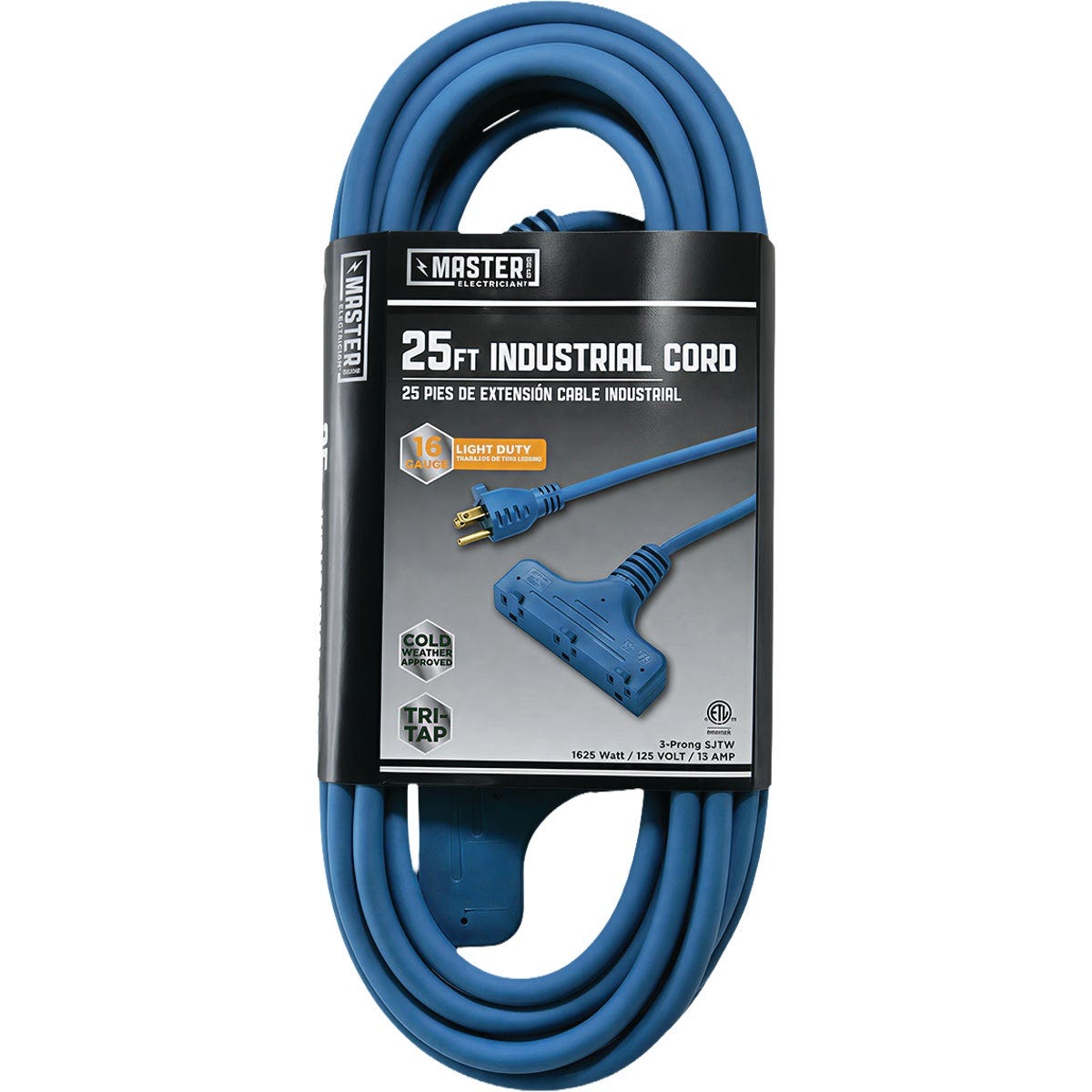 Do it Best 25 Ft. 16/3 Extension Cord with Power Block