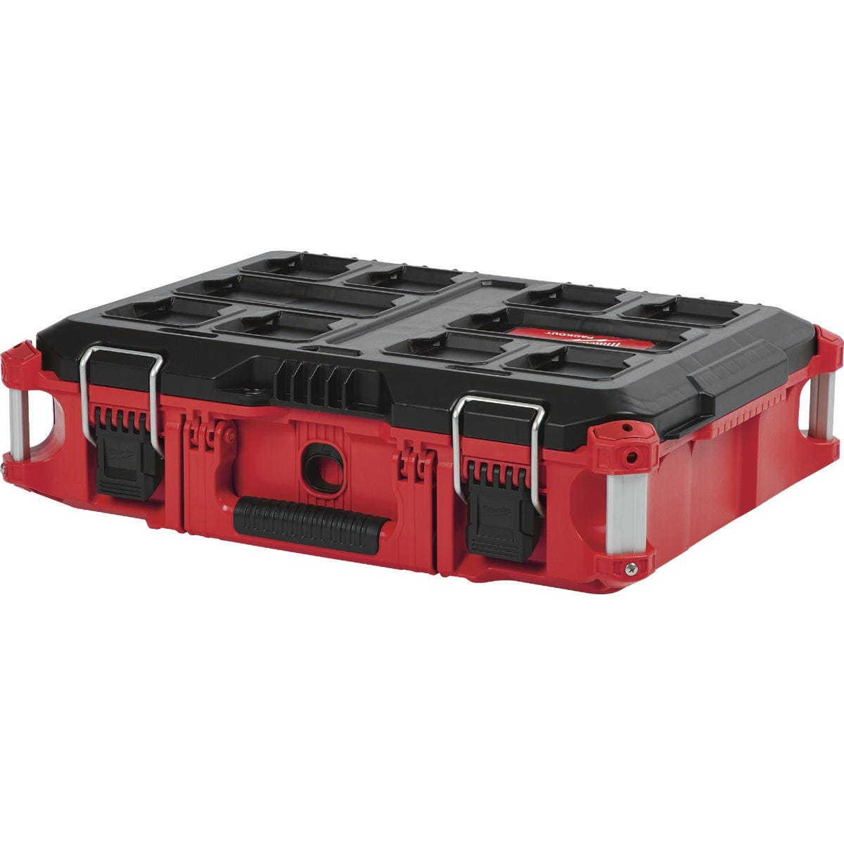 Milwaukee PACKOUT 16 In. x 6-1/2 In. Small Toolbox, 75 Lb. Capacity Milwaukee PACKOUT 16 In. x 6-1/2 In. Small Toolbox, 75 Lb. Capacity