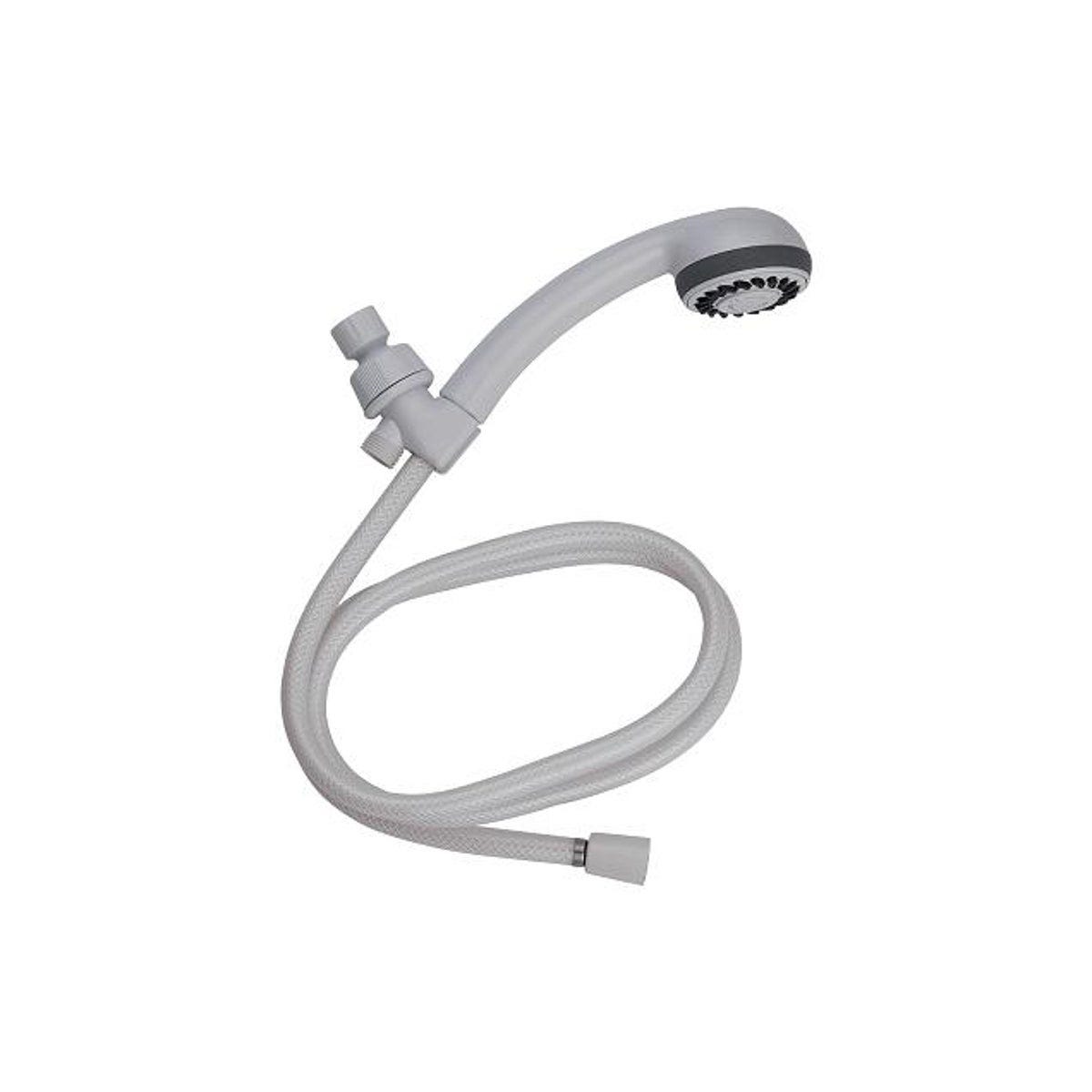 HomePointe 3-Settings Handheld Shower Head, White Plastic HomePointe 3-Settings Handheld Shower Head, White Plastic