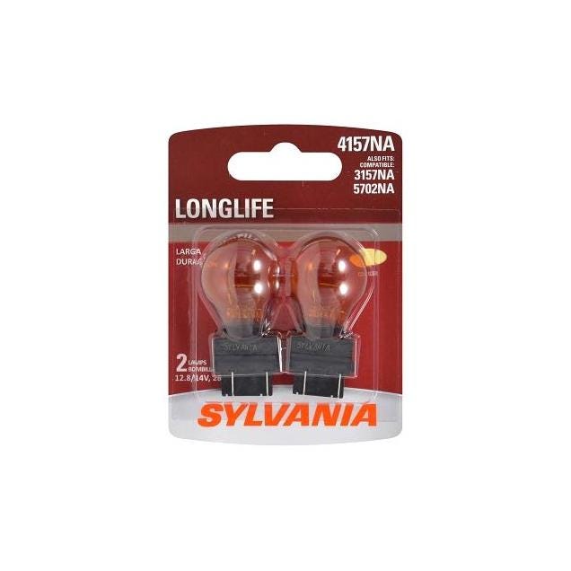 Sylvania 4157NALL BP2 Long Life Miniature Amber Bulb (2-Pack) Sylvania 4157NALL BP2 Long Life Miniature Amber Bulb (2-Pack)