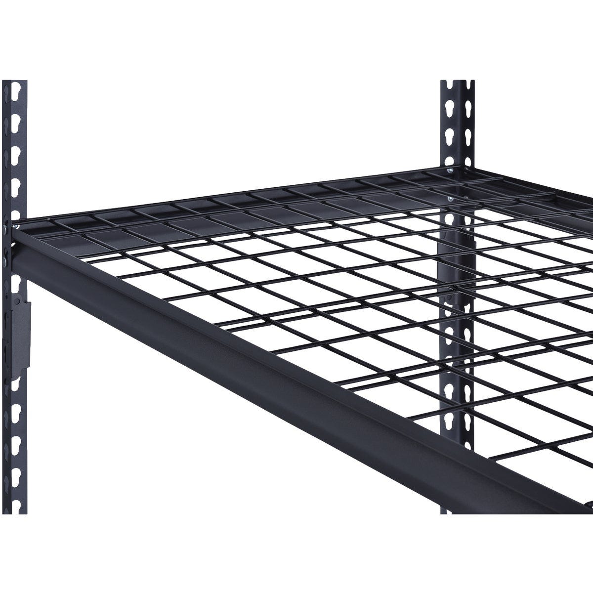 Muscle Rack 48 In. W x 24 In. D x 72 In. H 5-Tier Black Shelving Unit with Wire Shelf - photo 5