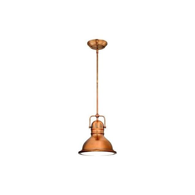 Westinghouse 9W Washed Copper Dimmable LED Mini Pendant Light Westinghouse 9W Washed Copper Dimmable LED Mini Pendant Light