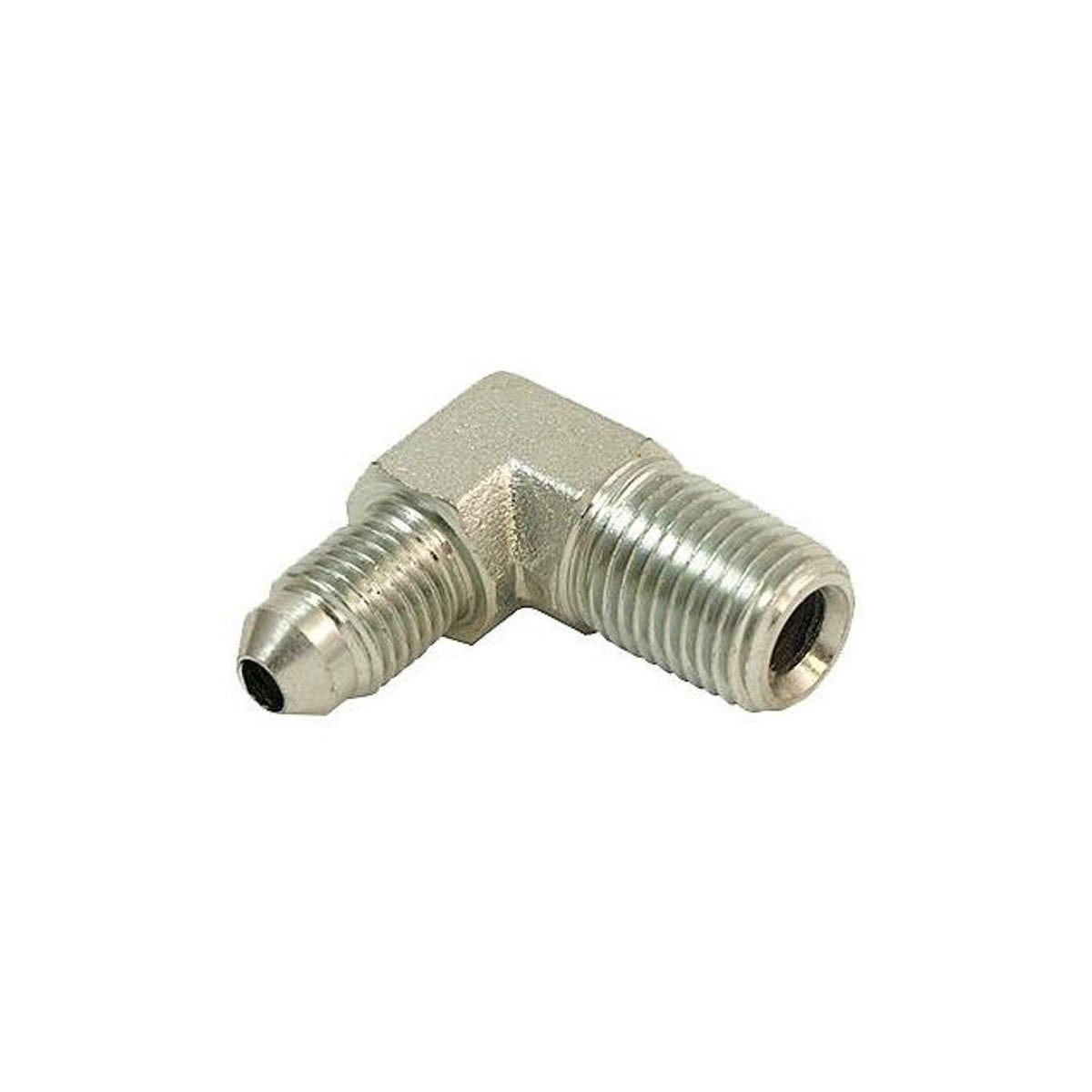 Apache 1/4 In. Male JIC x 1/4 In. MP 90 Deg. Hydraulic Adapter