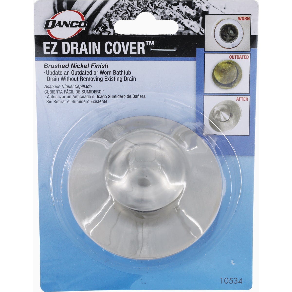 Danco EZ Drain Brushed Nickel Drain Cover- - photo 2