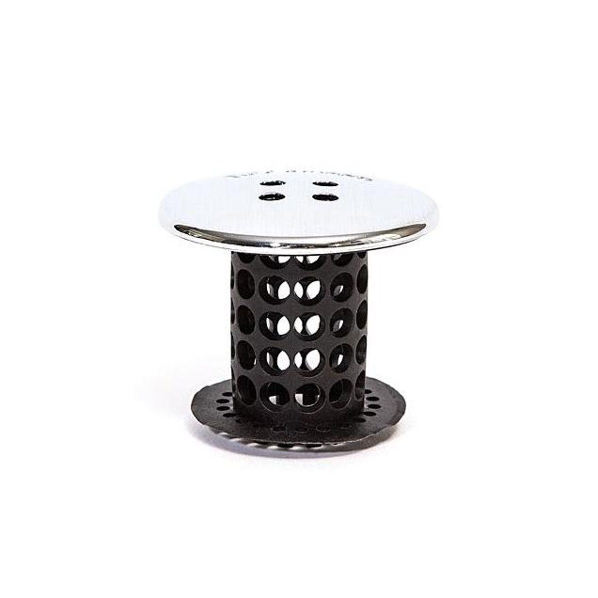 Tubshroom Black/Chrome Bathtub Drain Strainer - photo 2