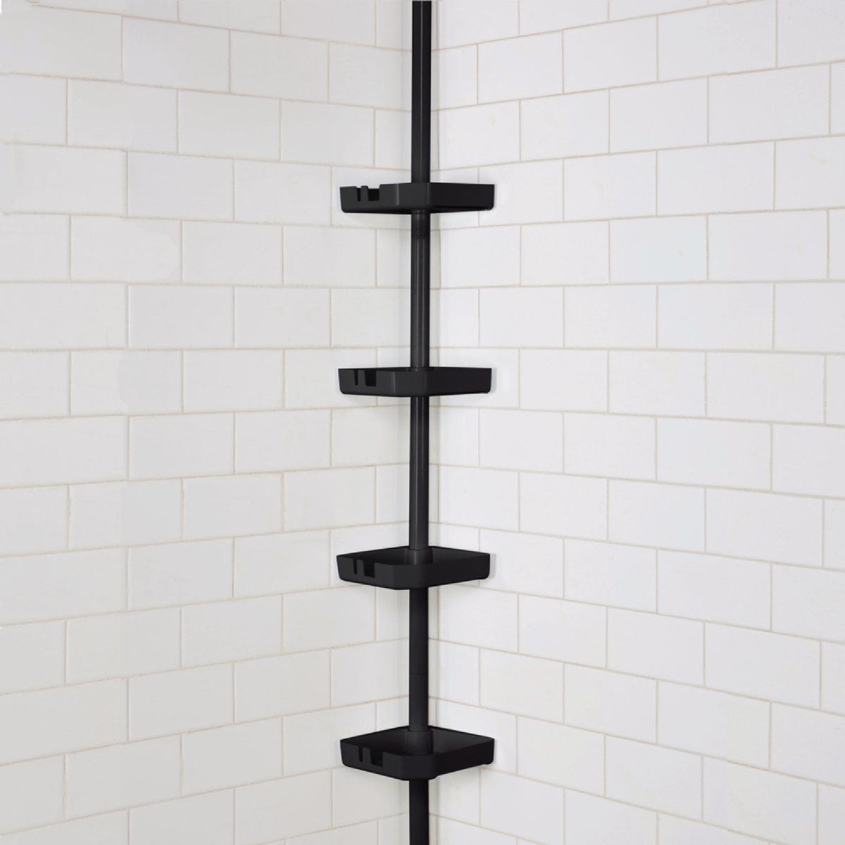 Moda At Home Black 4-Tier Corner Shower Caddy - photo 3 Moda At Home Black 4-Tier Corner Shower Caddy - photo 3