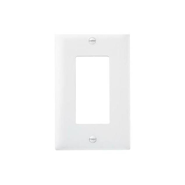 Legrand Pass & Seymour 1-Gang Nylon Decorator Wall Plate, White (10-Pack)
