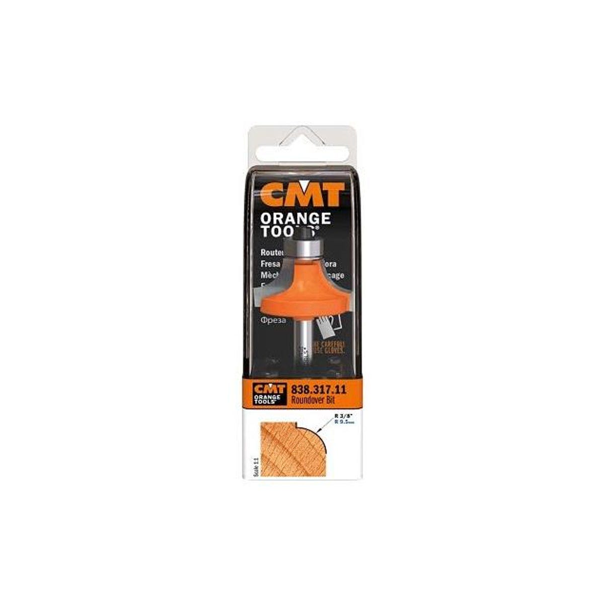 CMT Orange Tools 3/8 In. 1/4 In. Shank Roundover Router Bit - photo 2