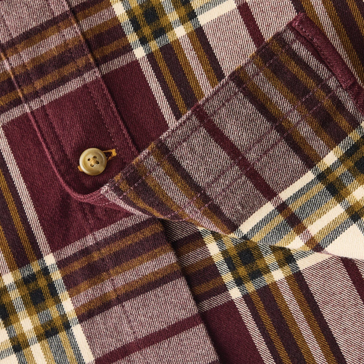 Carhartt Men's 2XL Regular Port Heavyweight Flannel Long-Sleeve Plaid Shirt, Loose Fit - photo 3