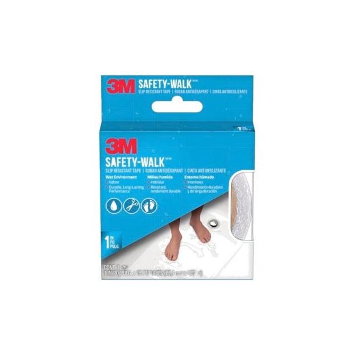 3M 1 In. x 15 Ft. Clear Safety-Walk Slip Resistant Tape