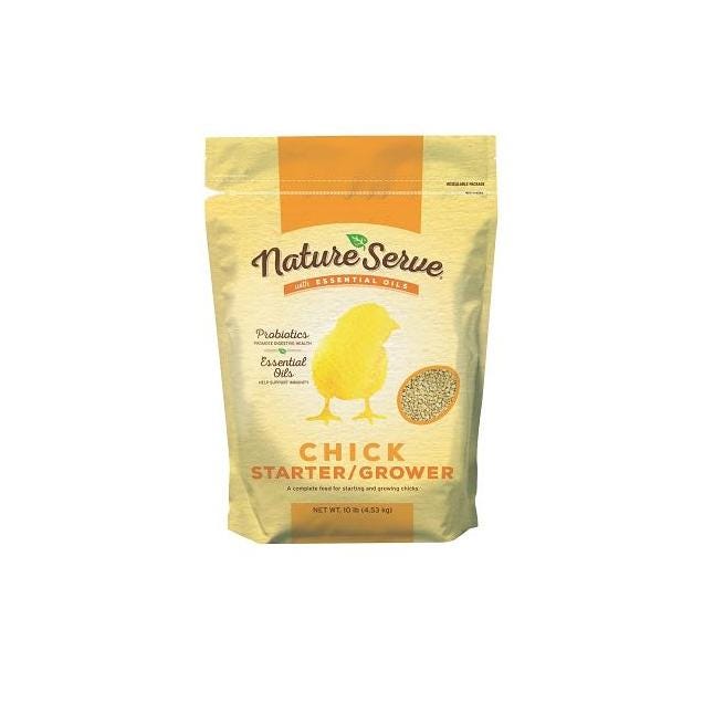 NatureServe 10 Lb. Chick Starter Grower Feed with Essential Oils