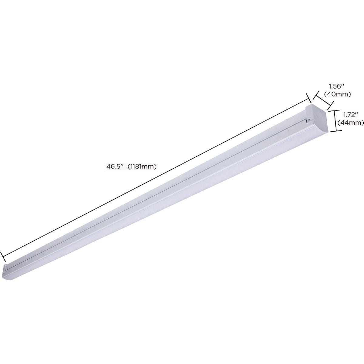 SATCO NUVO 30W LED 4 Ft. Connectable Strip Light 27K/30K/35K/40K/50K CCT-Selectable White - photo 7