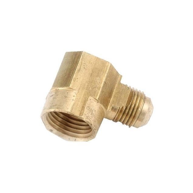 Anderson Metals 5/8 x 3/4 In. FIP Lead-Free Brass Flare Elbow Anderson Metals 5/8 x 3/4 In. FIP Lead-Free Brass Flare Elbow