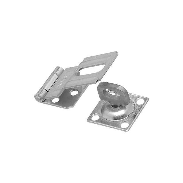 National Hardware 4-1/2 In. Stainless Steel Swivel Safety Hasp National Hardware 4-1/2 In. Stainless Steel Swivel Safety Hasp