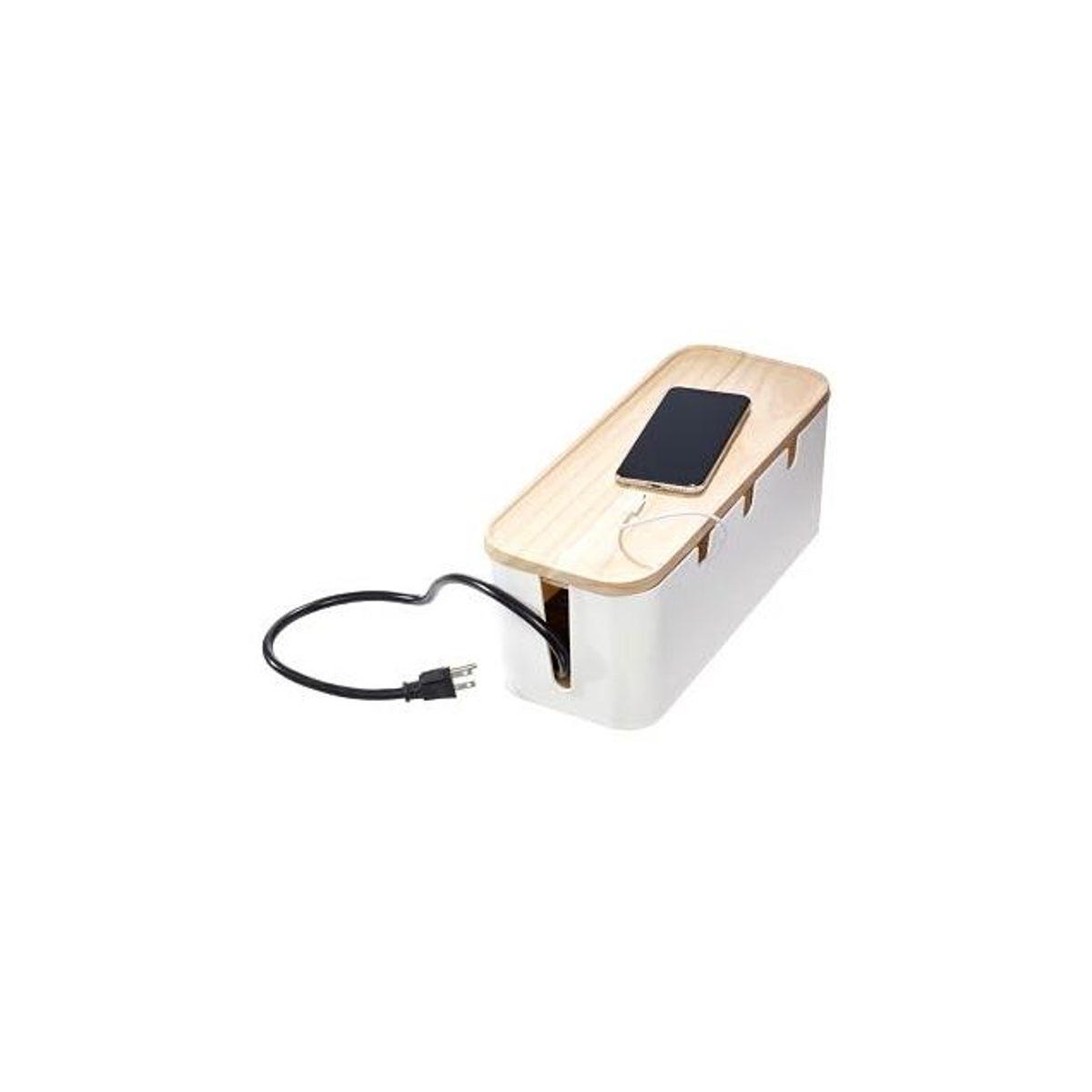 iDesign Coconut/Natural Cord/Cable Organizer Box - photo 4 iDesign Coconut/Natural Cord/Cable Organizer Box - photo 4