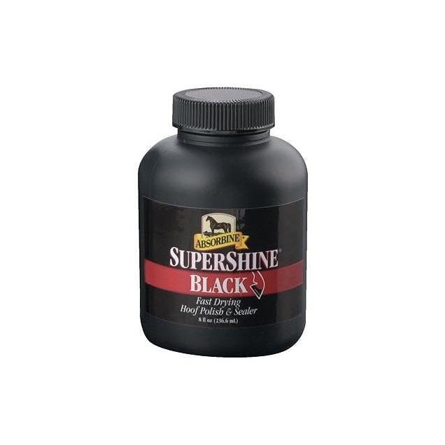 Absorbine 8 Oz. Black SuperShine Hoof Polish & Sealer