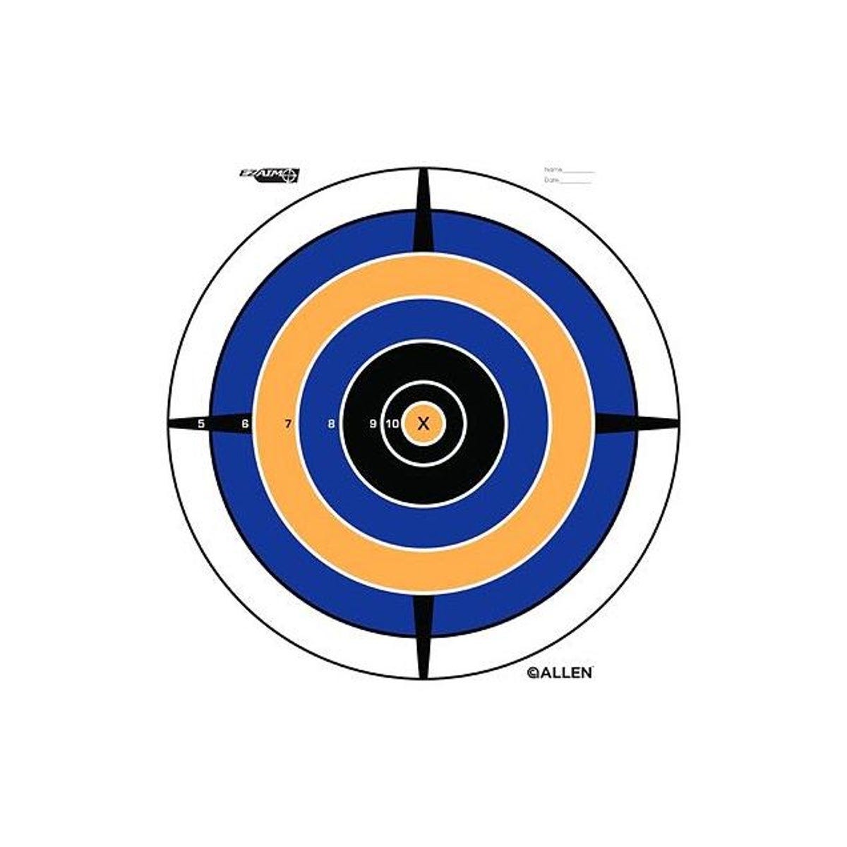 Allen White EZ Aim Bullseye Target (12-Pack)