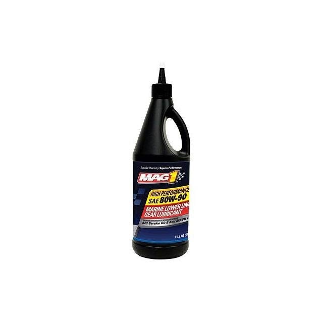Mag 1 1 Qt. 80W-90 Lower Unit Marine Gear Oil Mag 1 1 Qt. 80W-90 Lower Unit Marine Gear Oil