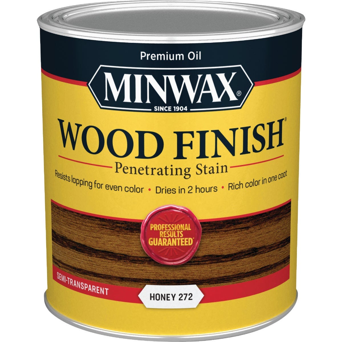 Minwax Wood Finish Penetrating Stain, Honey, 1 Qt. - photo 2