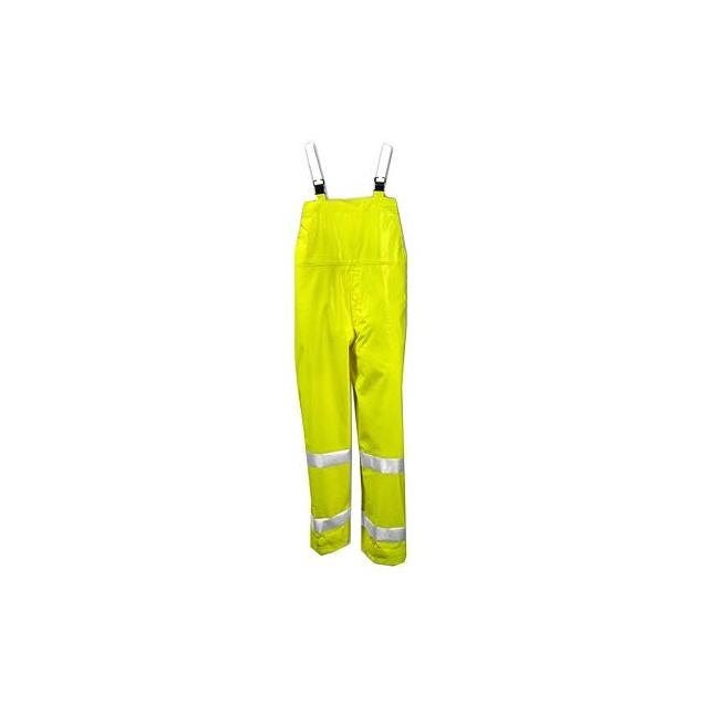 Tingley Medium Lime Yellow PVC/Polyester Comfort-Brite High-Visibility Overalls
