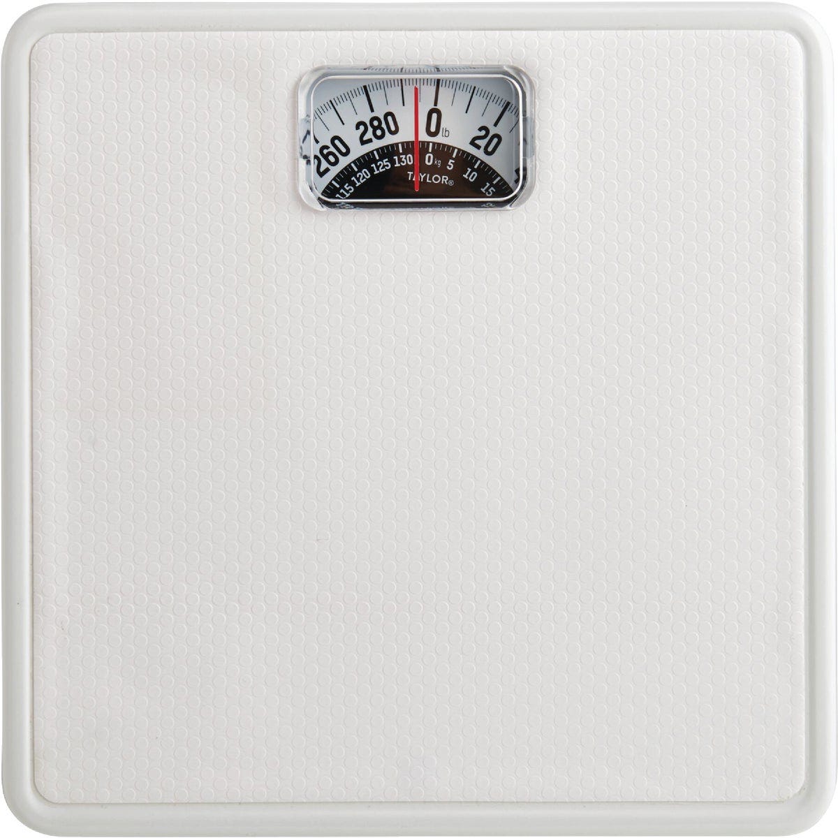 Taylor Analog 300 Lb. Bath Scale, White Taylor Analog 300 Lb. Bath Scale, White