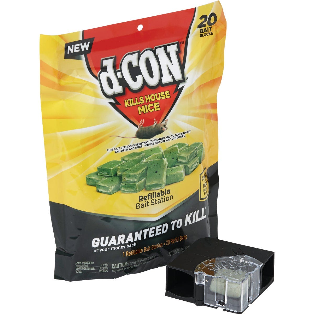 D-Con Refillable Corner Fit Mouse Bait Station (20-Refill) - photo 2 D-Con Refillable Corner Fit Mouse Bait Station (20-Refill) - photo 2