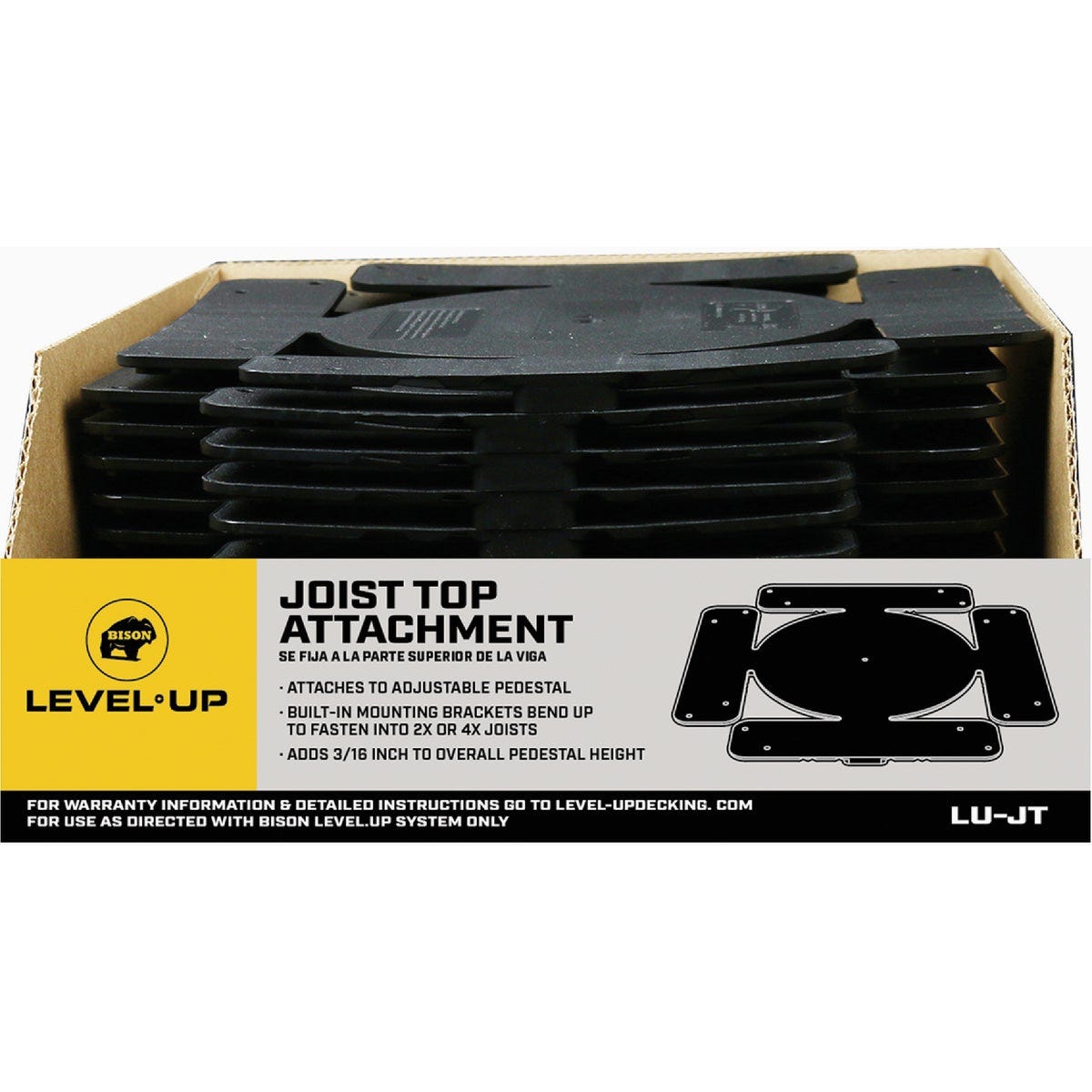 Bison Level Up Joist Top Attachment