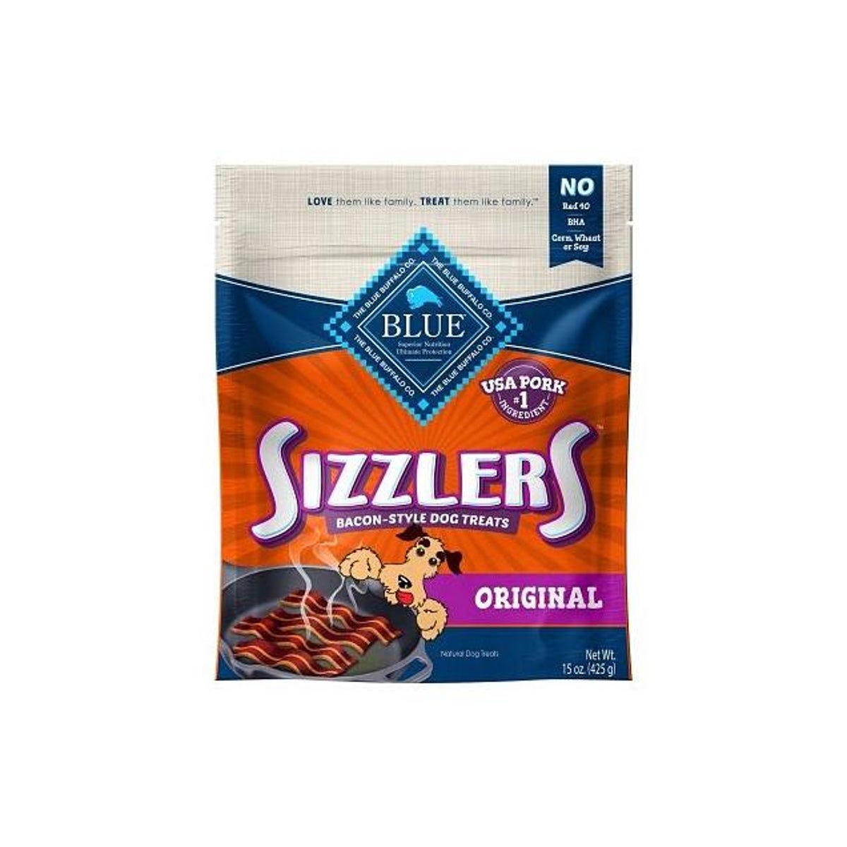 Blue Buffalo 15 Oz. Super Size Bacon Sizzlers Blue Buffalo 15 Oz. Super Size Bacon Sizzlers