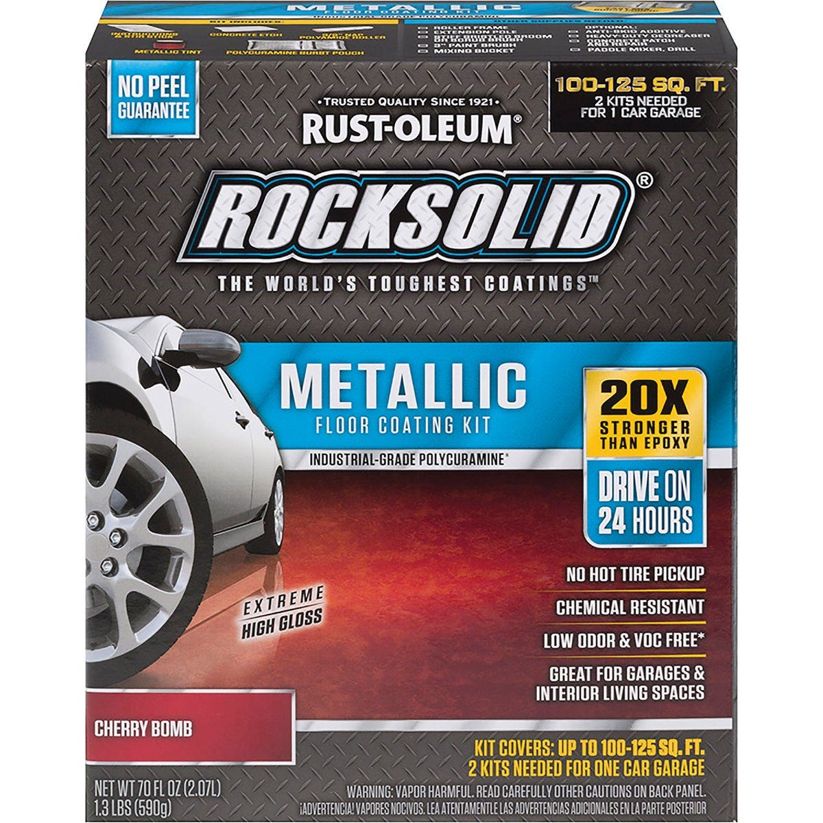 RockSolid Cherry Bomb Cycloaliphatic Amine 70 Oz. Kit Floor Coating