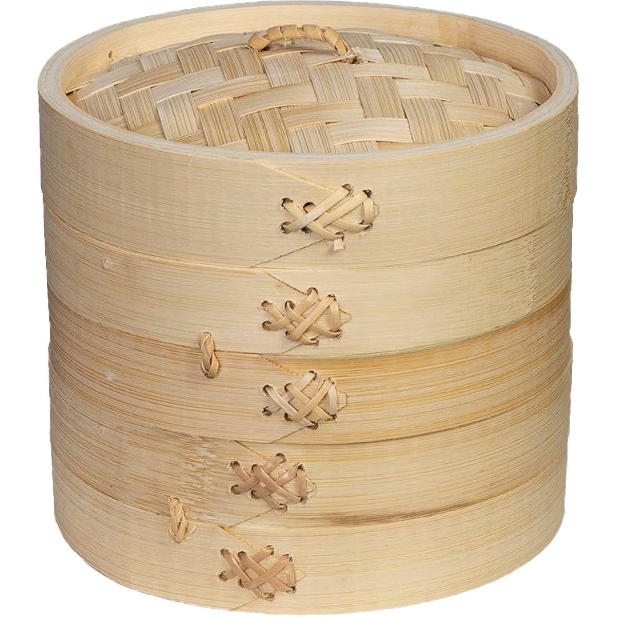 Joyce Chen 2-Tier 6 In. Bamboo Steamer Baskets Joyce Chen 2-Tier 6 In. Bamboo Steamer Baskets