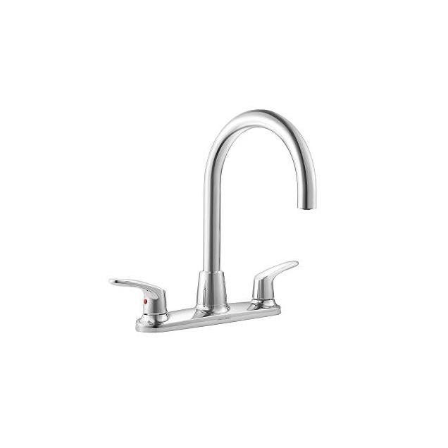 American Standard Colony Pro Polished Chrome 2-Handle High-Arc Kitchen Faucet American Standard Colony Pro Polished Chrome 2-Handle High-Arc Kitchen Faucet