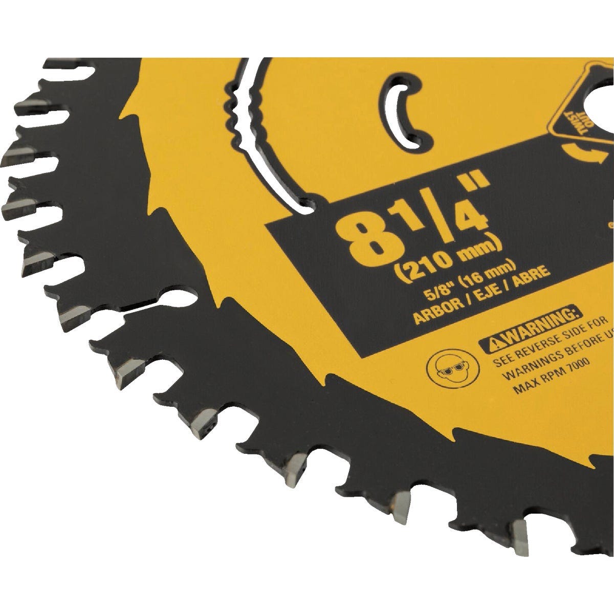 DEWALT 8-1/4 In. 24-Tooth Circular Saw Blade - photo 3 DEWALT 8-1/4 In. 24-Tooth Circular Saw Blade - photo 3