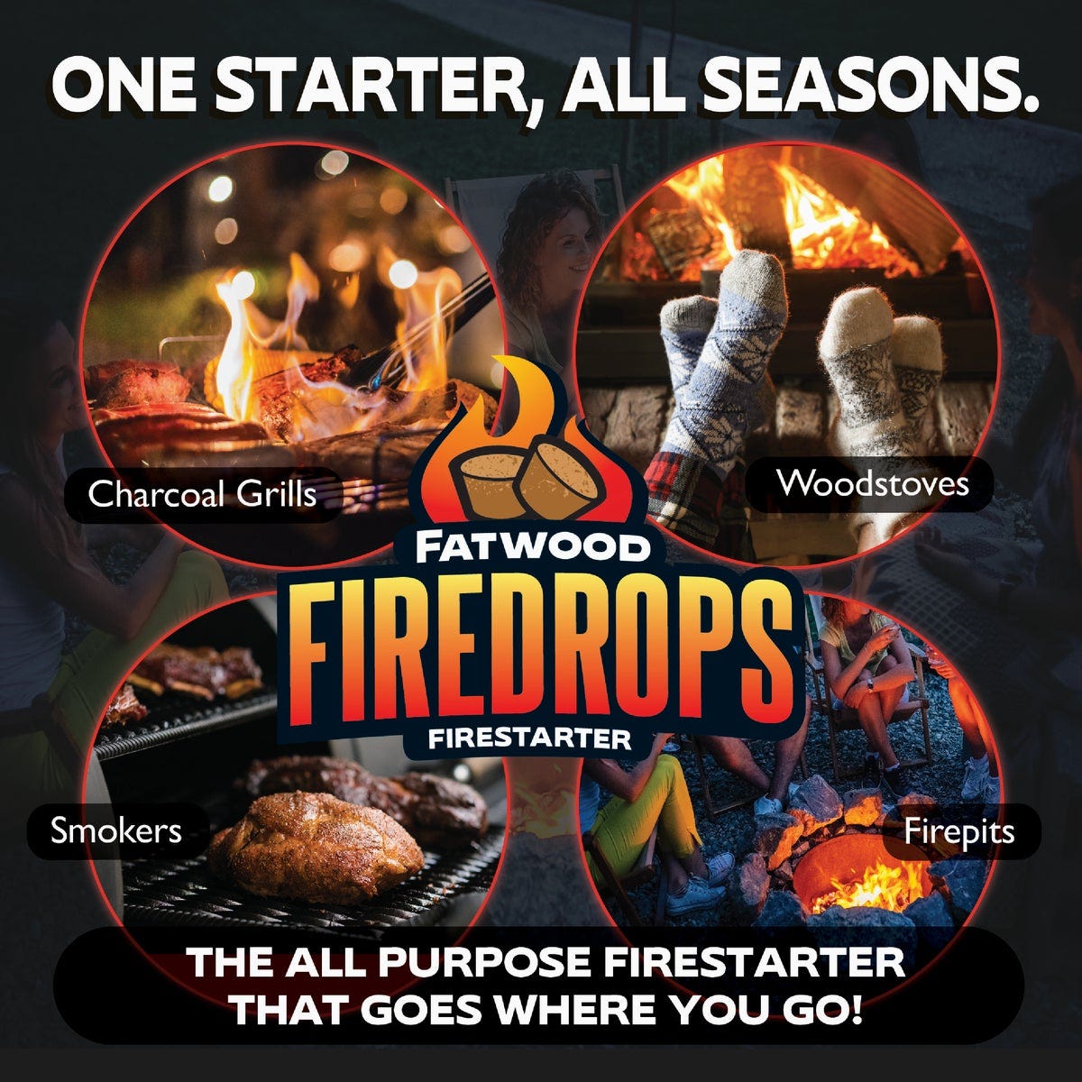 Fatwood Firedrops Fire Starter (8-Pack) - photo 3 Fatwood Firedrops Fire Starter (8-Pack) - photo 3
