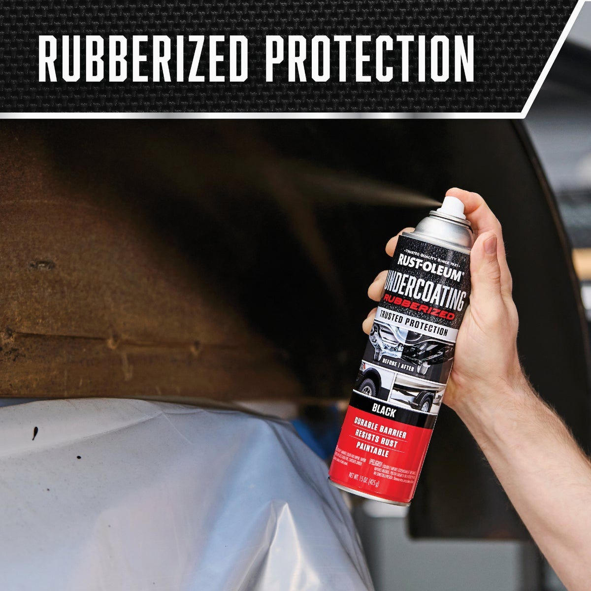 Rust-Oleum Stops Rust Black 15 Oz. Undercoating - photo 4 Rust-Oleum Stops Rust Black 15 Oz. Undercoating - photo 4