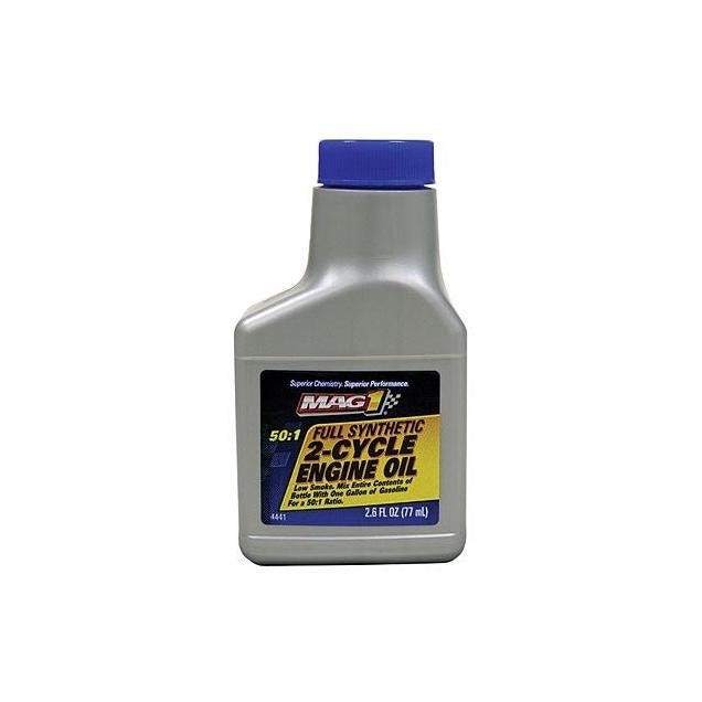 MAG 1 2.6 Oz. Full Synthetic 50:1 Mix 2-Cycle Engine Oil MAG 1 2.6 Oz. Full Synthetic 50:1 Mix 2-Cycle Engine Oil