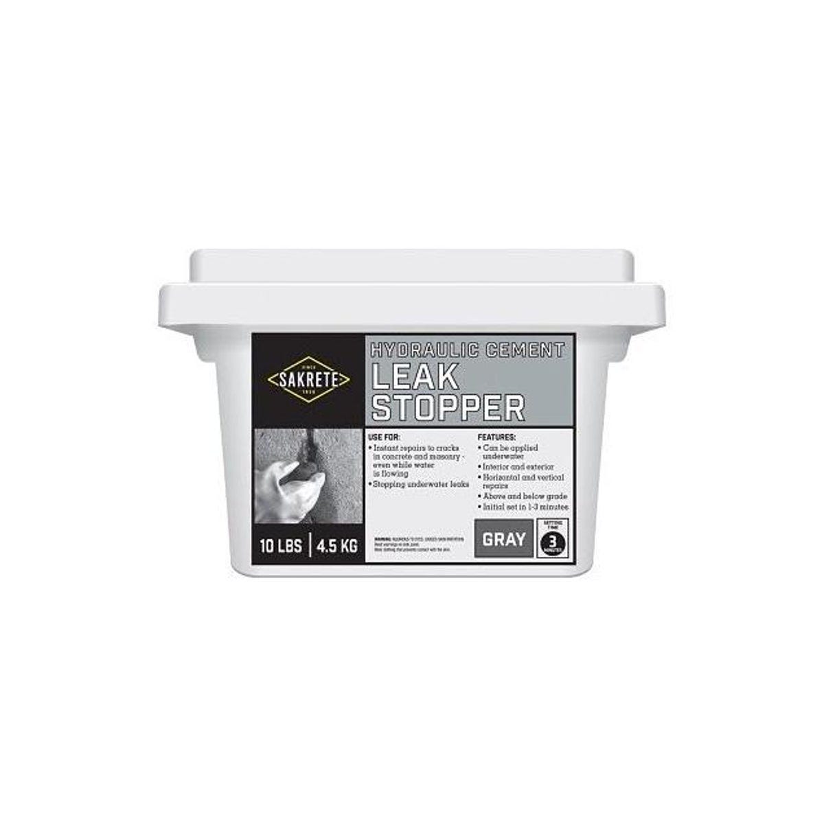Sakrete 10 Lb. Leak Stopper Hydraulic Cement Sakrete 10 Lb. Leak Stopper Hydraulic Cement