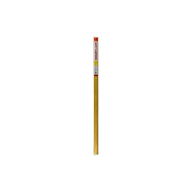 Frost King Satin Gold Fluted 1-3/8 In. x 36 In. Carpet Clampdown with Teeth Frost King Satin Gold Fluted 1-3/8 In. x 36 In. Carpet Clampdown with Teeth